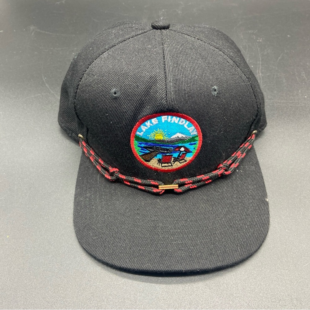 Findlay Rope SnapBack Cap Hat Northwest Fishing Mountains Camping Lake Findlay